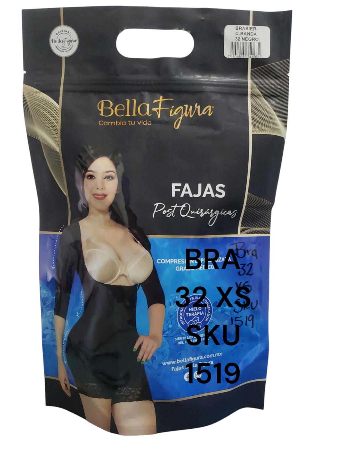 BELLA FIGURA BRASIER CON BANDA 32 (XS)