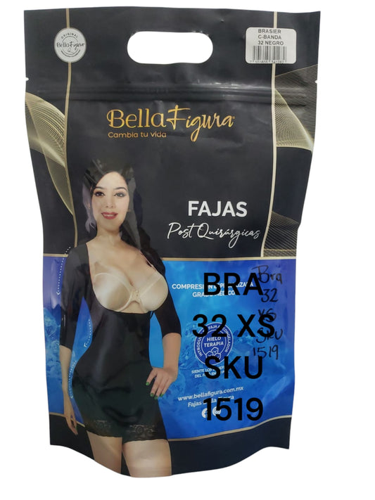 BELLA FIGURA BRASIER CON BANDA 32 (XS)