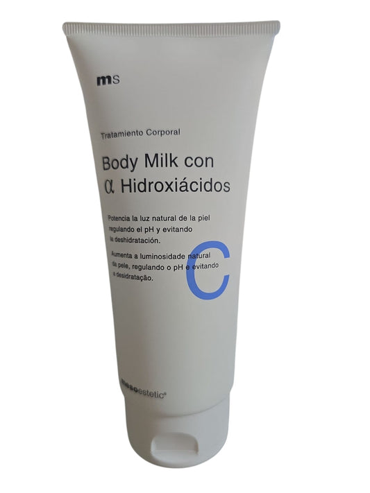MESOESTETIC BODY MILK CON HIDROXIACIDOS 200ML